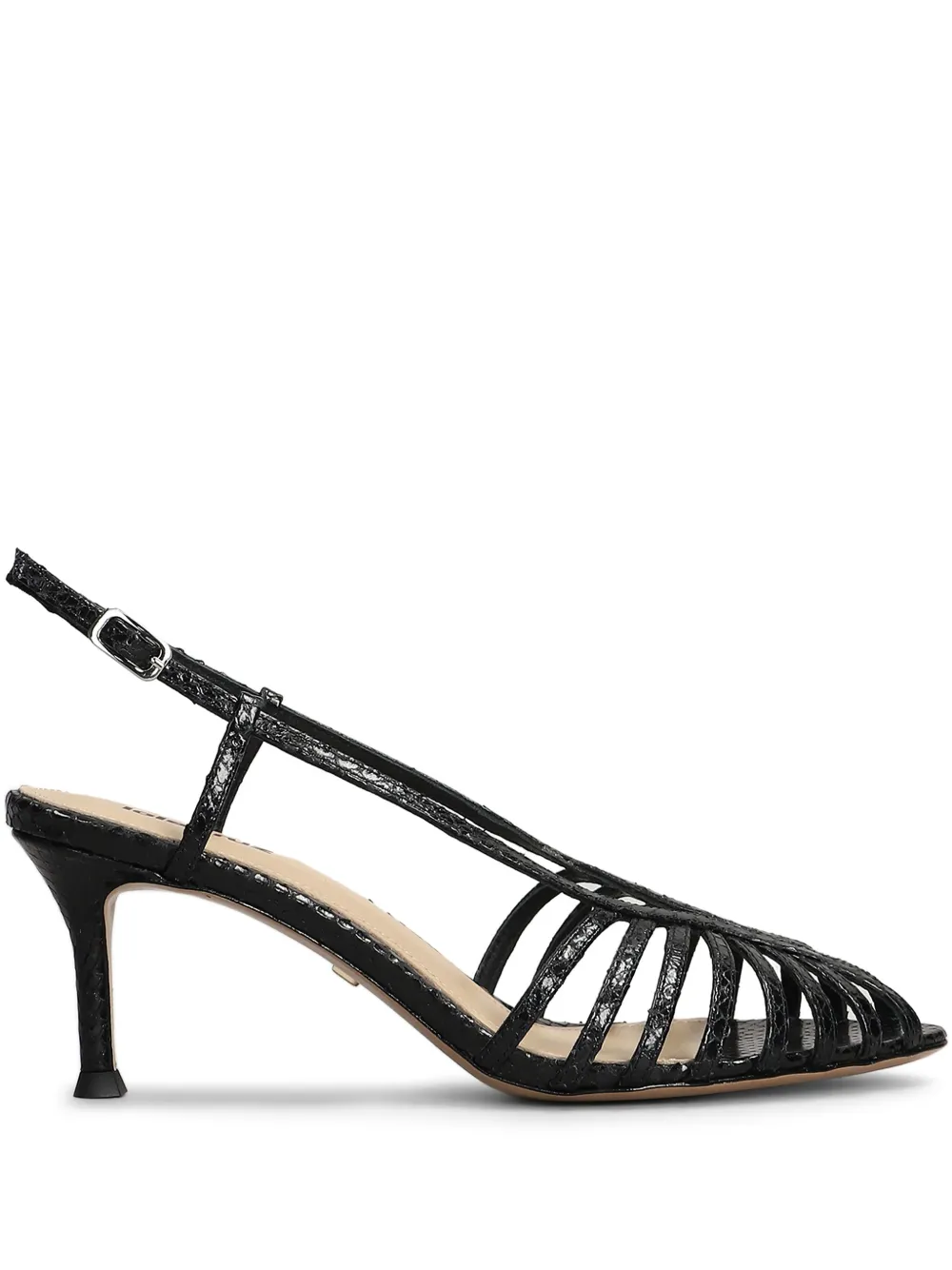 Lola Cruz leather sandals - Nero
