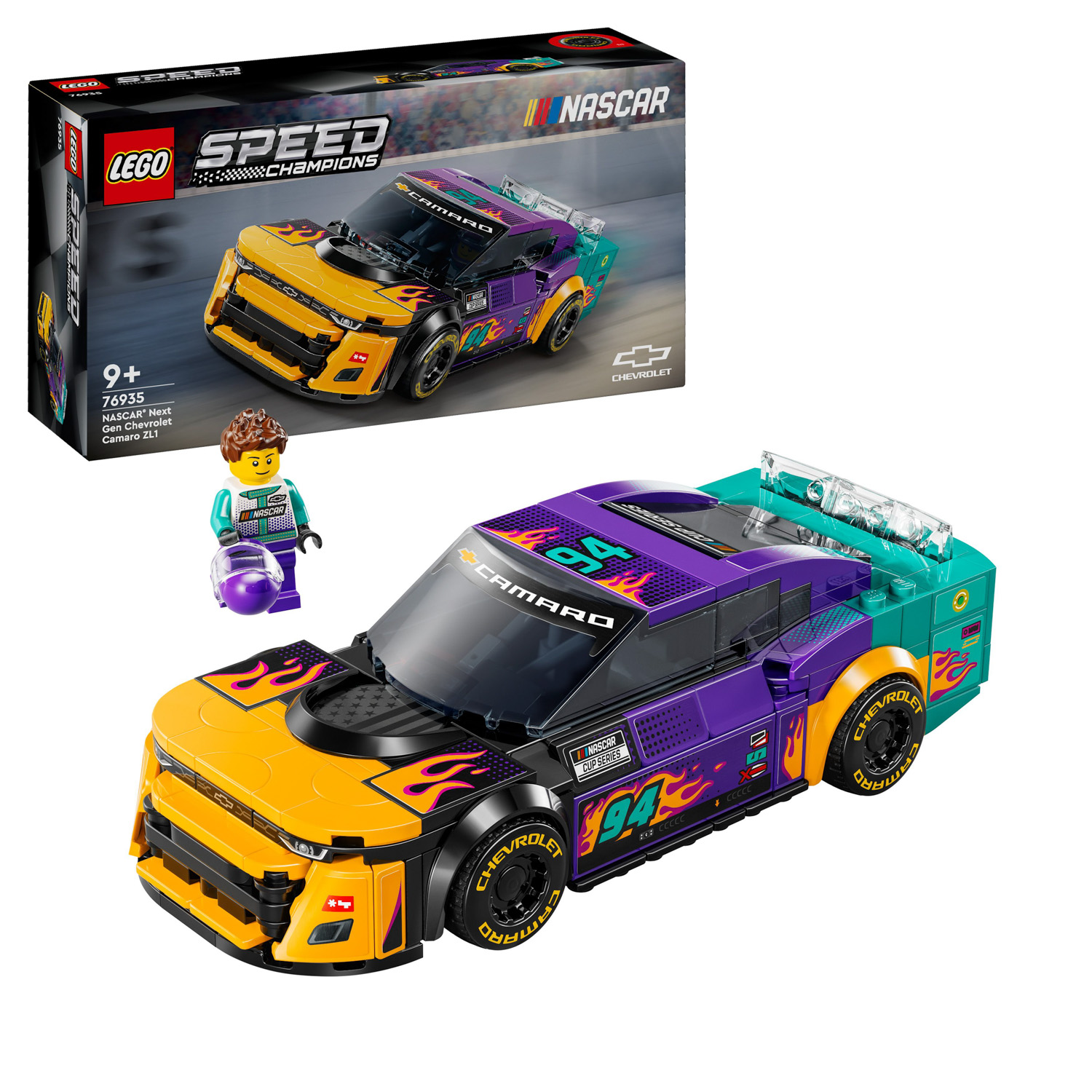 NASCAR Next Gen Chevrolet Camaro ZL1 Lego Speed Champions