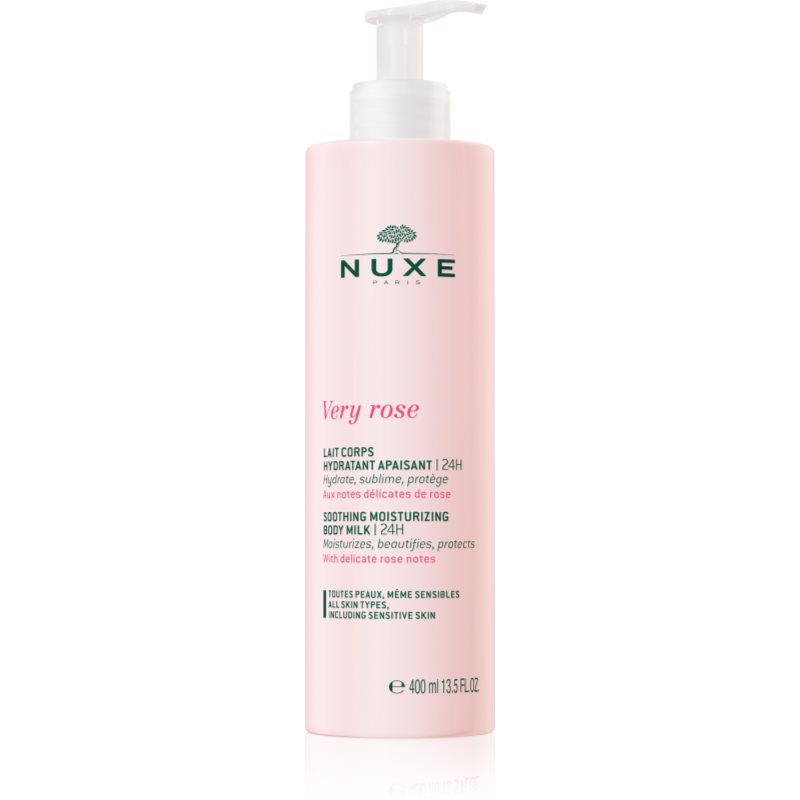 Nuxe Very Rose Soothing Moisturising Body Milk Latte Lenitivo Corpo 400 Ml