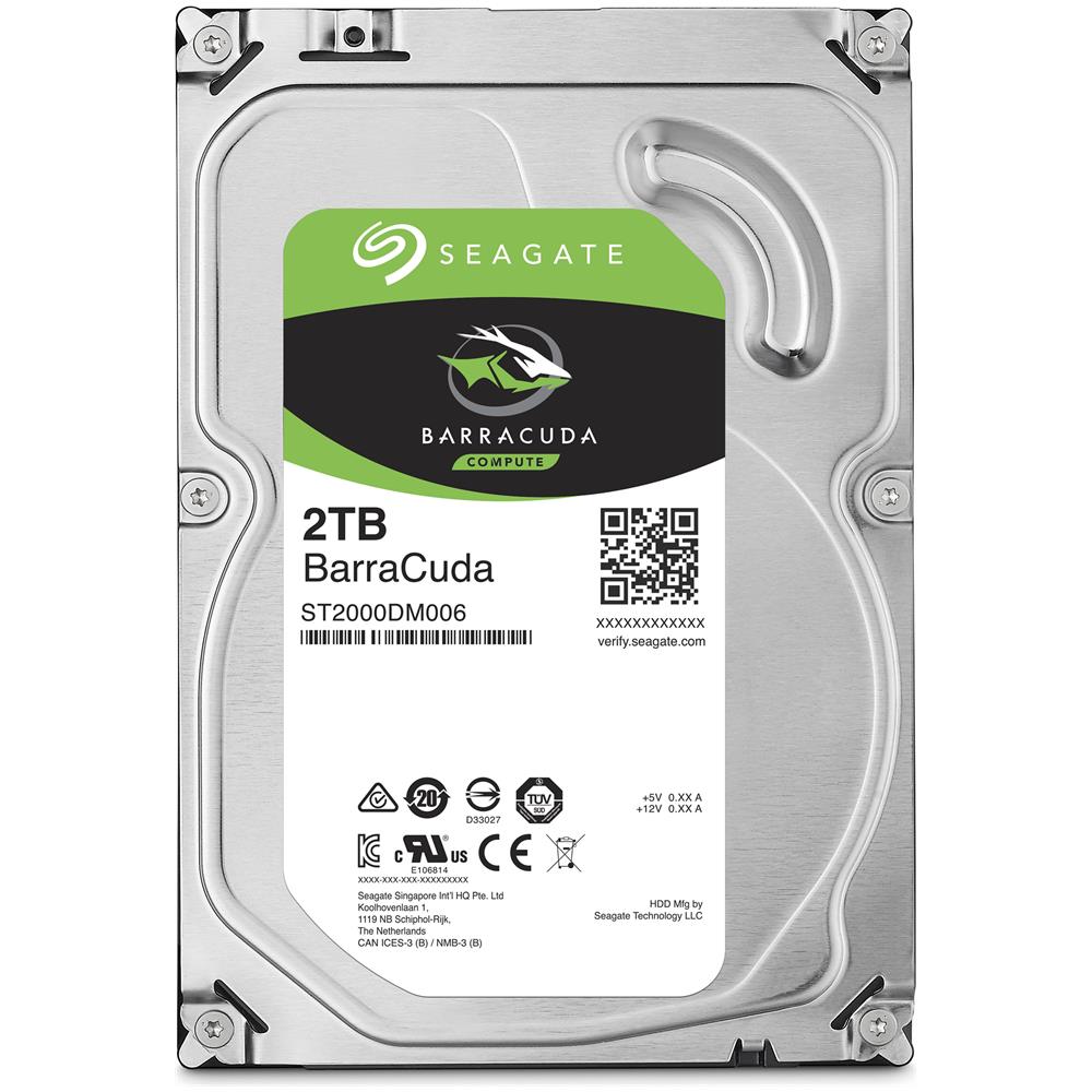 Seagate barracuda hdd 2tb (st2000dm008) - hard disk interno - 3.5 - sata 3