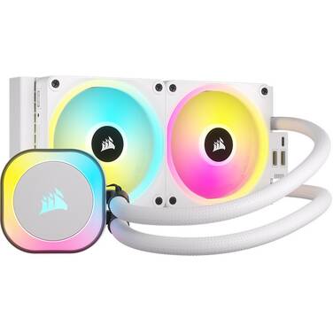 Cooler corsair icue h100i rgb aio white - wasserkhlung cw-9061005-ww
