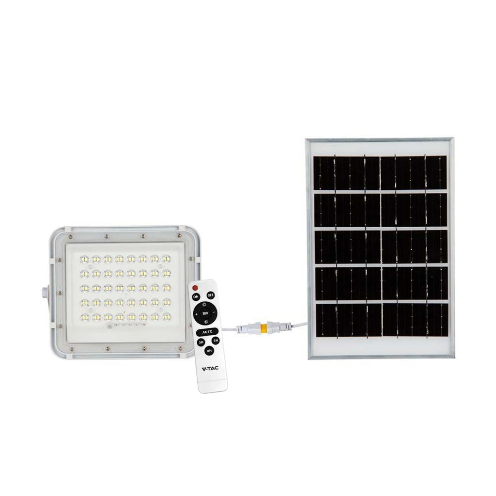 Faro solare led 20w faretto crepuscolare 4000k ip 65 smd