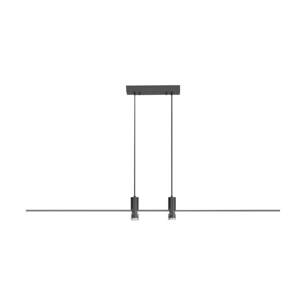 V-tac lampadario led a sospensione 19w dal design moderno 80*115cm colore nero 4000k