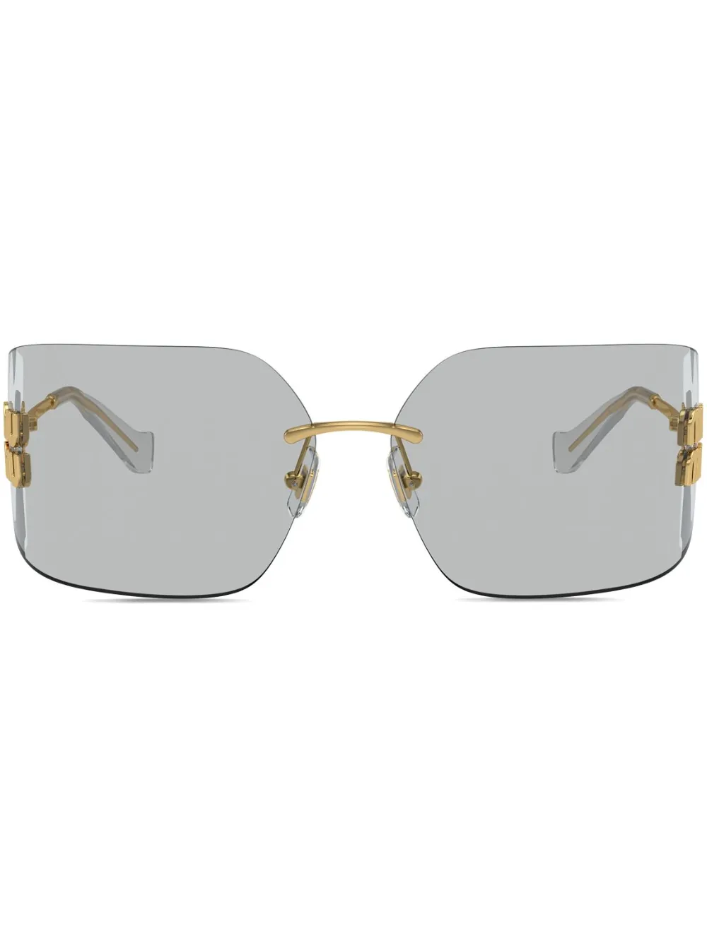 Miu Miu Eyewear Occhiali da sole Runway - Oro