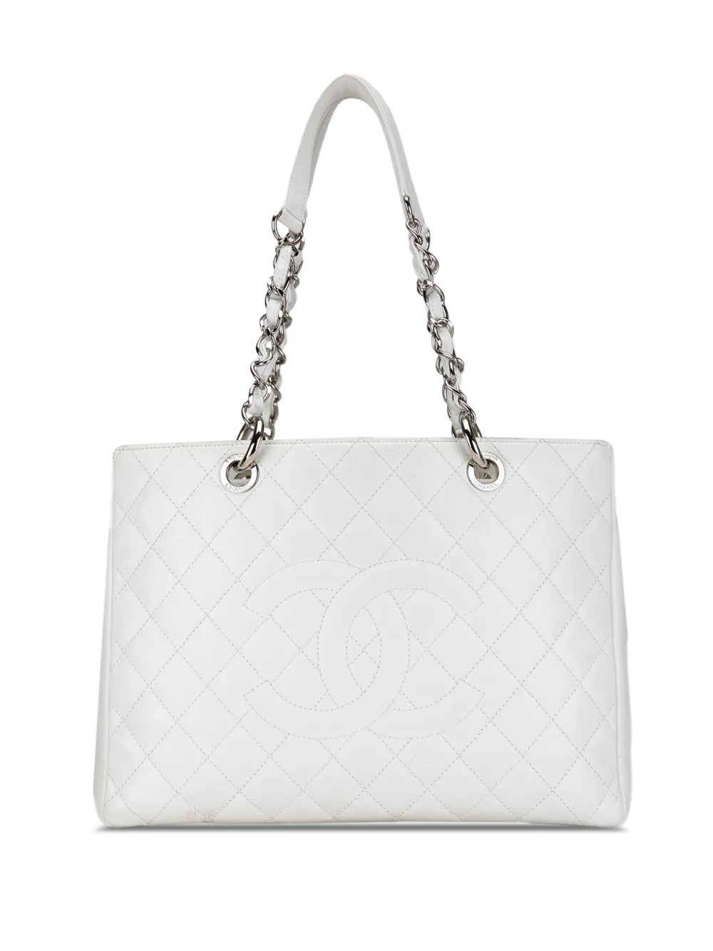 CHANEL Pre-Owned Borsa tote Grand Shopping 2011 - Bianco