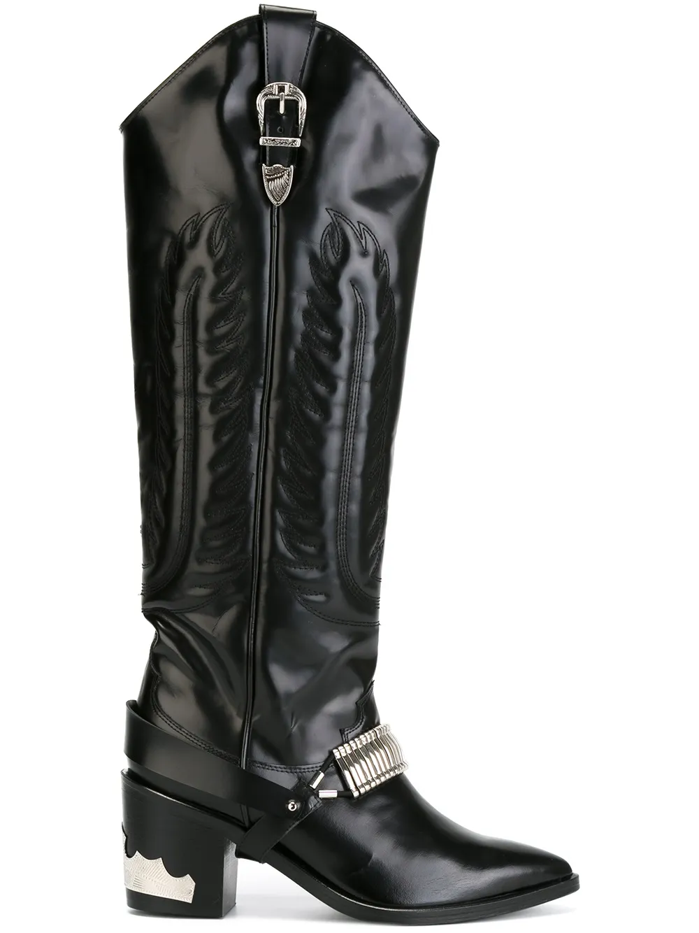 Toga knee-length cowboy boots - Nero