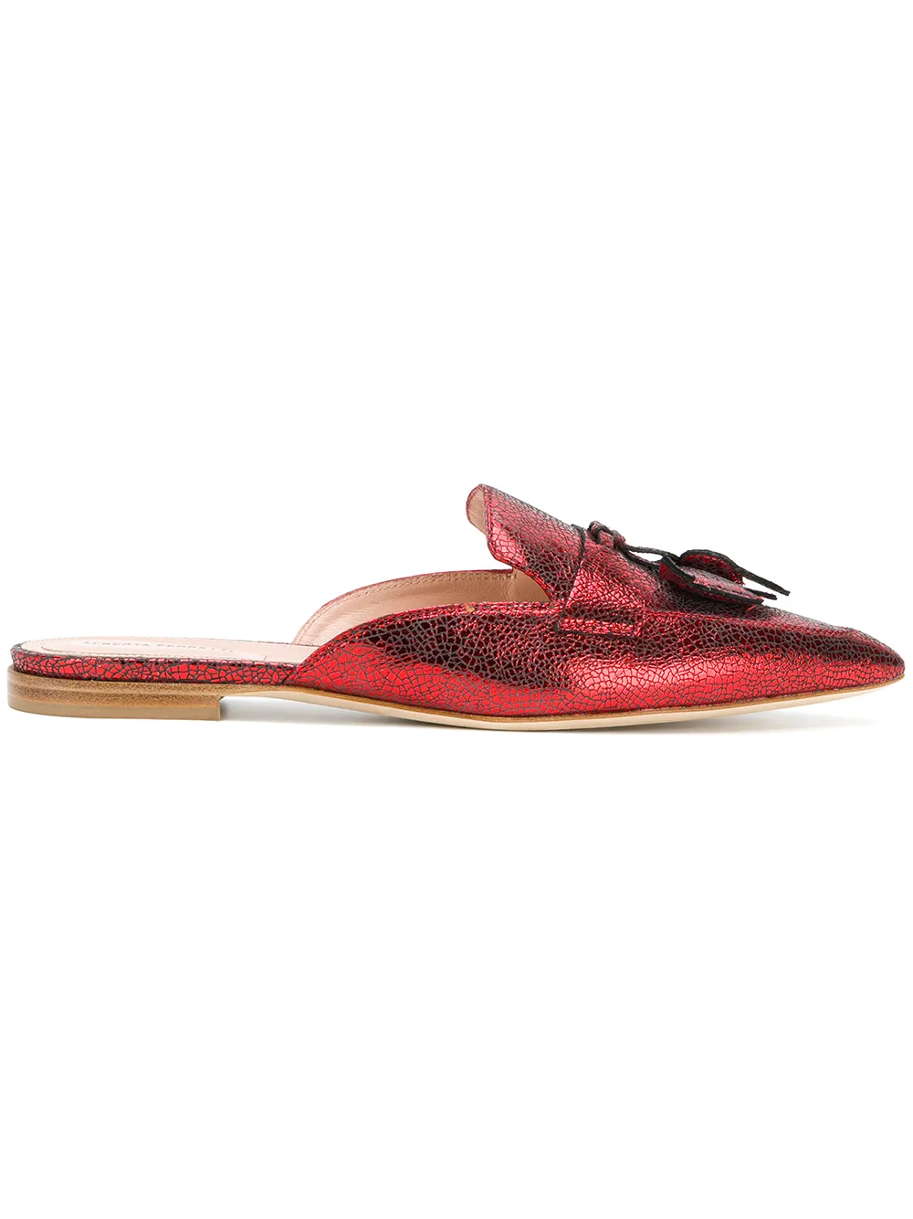 Alberta Ferretti Mules 'Mia' - Rosso