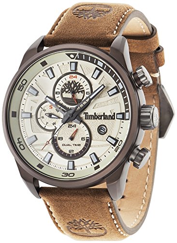 Timberland Orologio Cronografo Quarzo Uomo Con Cinturino In Pelle Tbl14816Jlbn.07