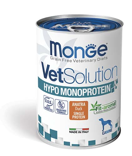 MONGE VETSOL CAN HYPO ANATRA
