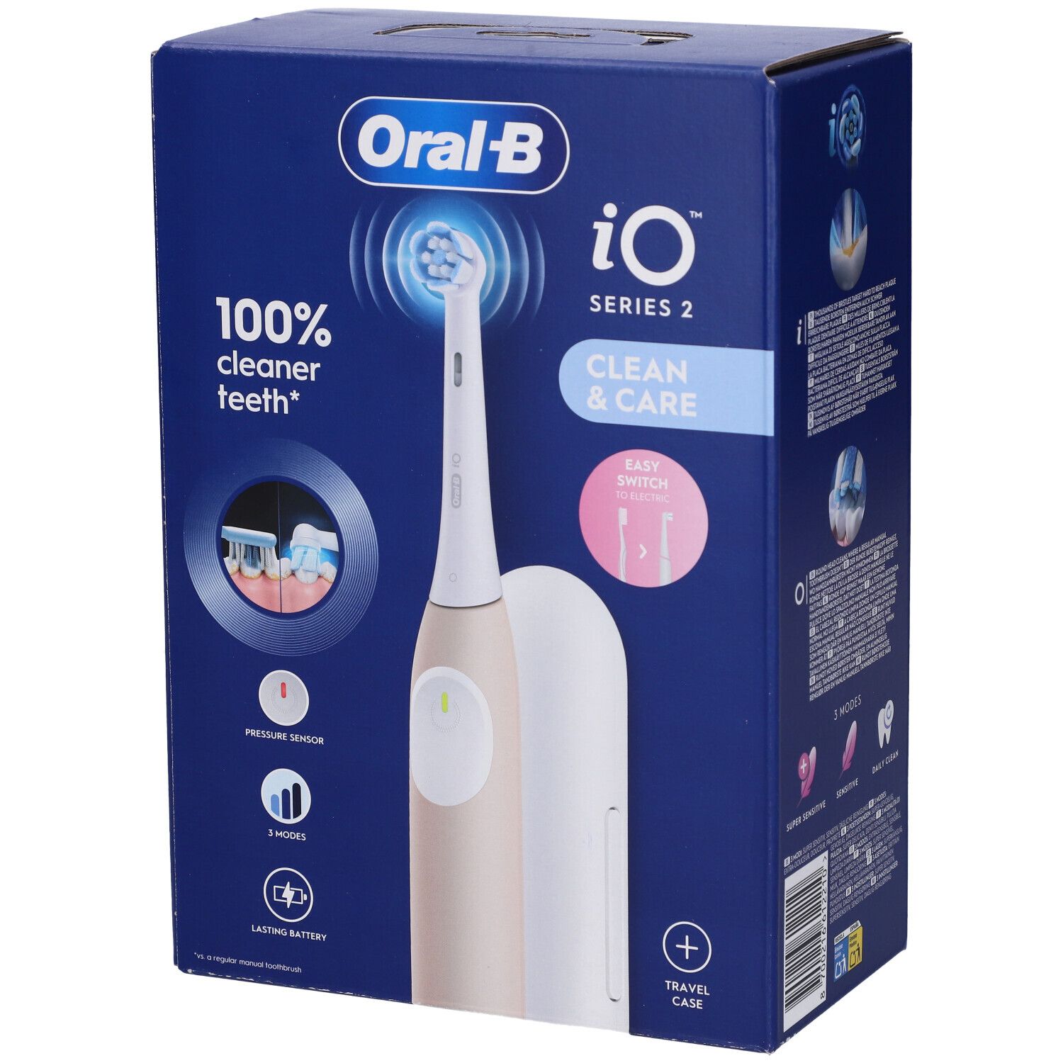 Oralb Power Spazzolino Elettrico Io2 Series Calm Pink + Travel Case 1