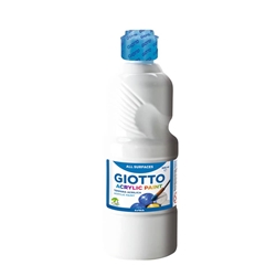 Tempera acrilica Giotto 500 ml bianco