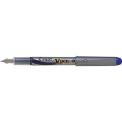 Stilografica V Pen Silver Pilot - blu media
