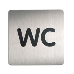 Pittogramma Picto Durable - wc generico - 150x150 mm