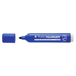 Marcatore Tratto Marker - blu - punta tonda - conf. 12