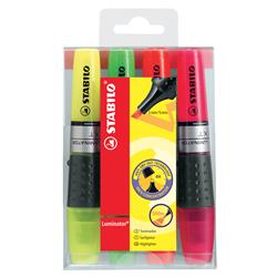 Evidenziatori STABILO® LUMINATOR® - assortiti - conf. 4