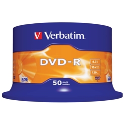 DVD-R Spindle Verbatim - 4 7 Gb - 16x - conf. 50