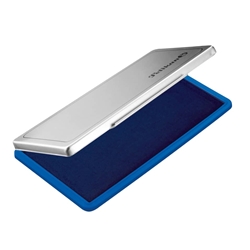 Cuscinetto per timbri Pelikan - inchiostrato - 9x16 cm - blu