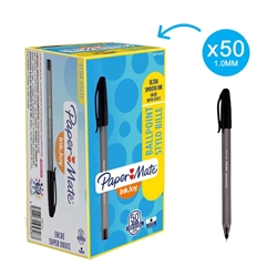 Penne Papermate InkJoy 100 - nero - 1 mm - conf. 50