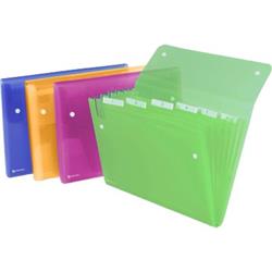 Archiviatore a soffietto Ice Rexel 6 scomparti assortiti - 10pz
