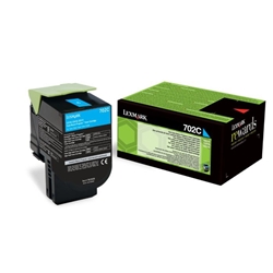 Originale Lexmark 70C20C0 Toner 702C ciano