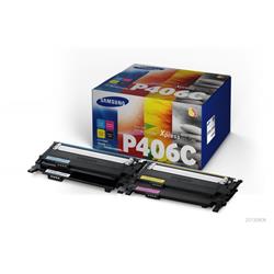 Originale Samsung CLT-P406C/ELS Conf. 4 Toner P406C  4 colori