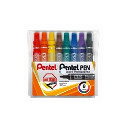 Marcatore Permanente Pentel - Punta Tonda N50 - 4 3mm - N50- conf. 8