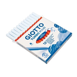 Pennarelli Giotto - Turbo Maxi punta larga - 1-3 mm - arancione - 12pz
