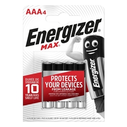 Pile Energizer Alkaline Max - AAA - ministilo - conf. 4