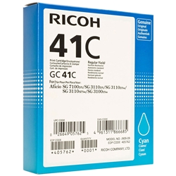 Originale Ricoh RHGC41C cartuccia gelo ciano 405762