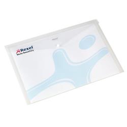 Buste con bottone Ice Rexel A3 - trasparente - 5 pz.