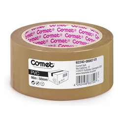 Nastro da imballo Comet 62240 Comet - 50 mm x 66 m - avana