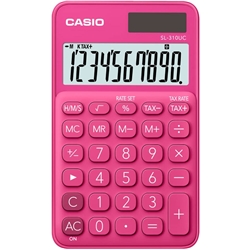 Calcolatrice tascabile SL-310UC a 10 cifre Casio - rosso