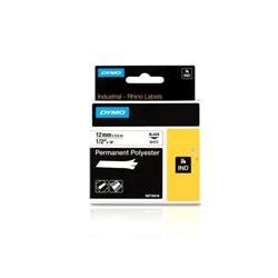 Nastro Rhino poliestere Dymo - 12mm bianco - 18483