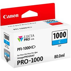 Originale Canon inkjet  Cartuccia PFI-1000C - 80 ml - ciano