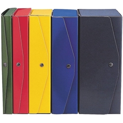 Scatola archivio King Mec Project-dorso 6-26x36 cm-rosso-conf. 5