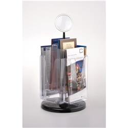 Portabrochure Girevole Tecnostyl - 6 Tasche A6