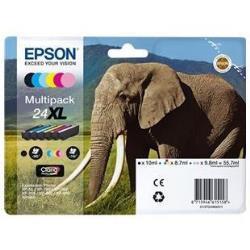 Originale inkjet Epson cartuccia elefante 24 xl multicolor