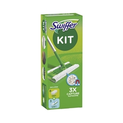 Starter Kit catturapolvere Swiffer Dry verde scopa + 8 panni - PG075