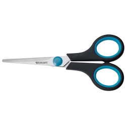 Forbici Westcott Easy Grip blu/nero lama 14 cm E-30250 00 - conf. 3