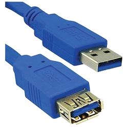 Cavo di prolunga Media Range USB 3.0 A/A 1 8m blu MRCS151