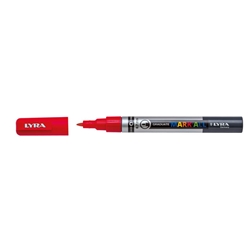 Marcatore a tempera Lyra Graduate Mark All-punta tonda-0 7 mm-rosso