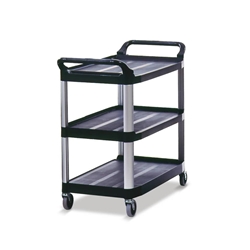Carrello aperto X-tra™ Utility Cart Rubbermaid 103 2x50 8x96 cm nero