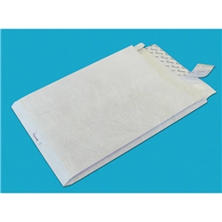 Buste a sacco con strip Tyvek Postyvek-55g-bianco-25x35 3 cm-conf.100