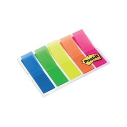 Segnapagina Post-it Index Mini Full color-assortiti fluo-conf. 100