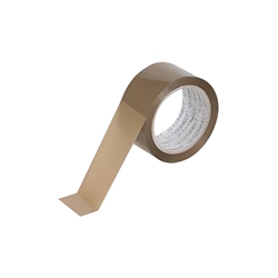 Nastro adesivo da imballo Q-Connect-50mm x 66m-silenzioso-avana-conf.6