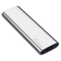 Unità SSD esterna Media Range USB Type-C® 120 GB-argento