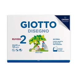 Album da disegno Giotto Disegno 2-125 g-24x33 cm-ruvido-20 fogli