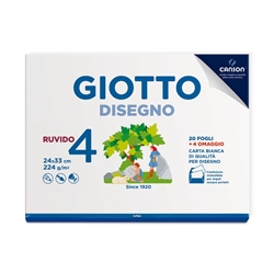 Album da disegno Giotto Disegno 4-224 g-24x33 cm-ruvido-24 fogli