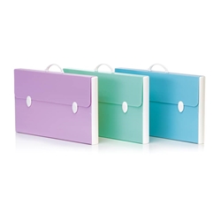 Valigetta Hardox CoLibrì-37x60x5 cm-assortito pastello