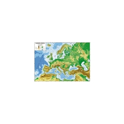 Carta geografica CWR-plastificata-100x140 cm-Europa
